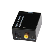 3D video Digital input to Analog output converter coaxial or toslink signals to R L with power adapter
